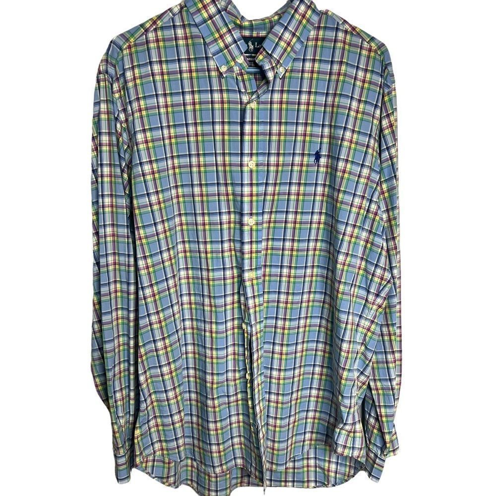 RALPH LAUREN CASUAL FIT BUTTON DOWN L